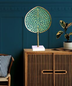 Elegant Green Antique Aluminium Art Piece – A Fusion of Heritage and Style