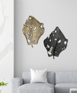 Cocovey Metallic Harmony Brass Antique & Black Nickel Luxury Aluminum Wall Art