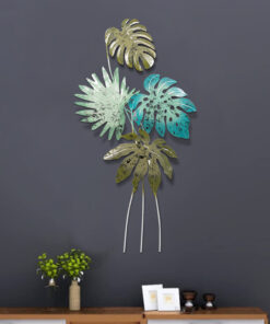 Cocovey Multicolor Metal Wall Art – Handcrafted Vibrant Home Decor