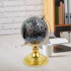 Midnight Majesty Black-Gold Rotating Globe – A Sophisticated Blend of Art & Exploration
