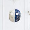 Cocovey Elegance Duo Hand-Painted Metal Wall Mask – A Fusion of Artistry and Sophistication